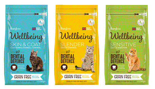 Win 6 months supply Burgess Wellbeing cat food