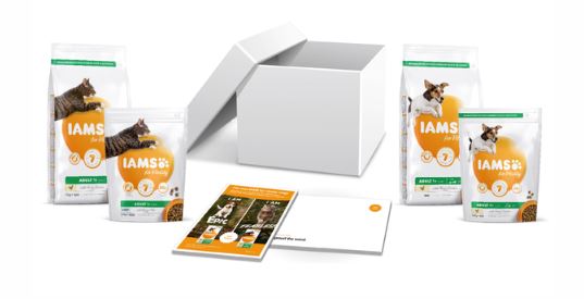 IAMs Vitality free pet food starter kit