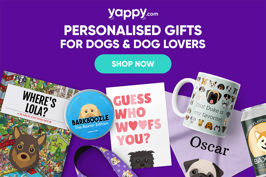 Yappy personalised dog gifts discount code